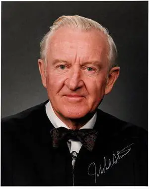 John Paul Stevens Signed/Autograph Supreme Court Justice 8x10 Portrait Photo/Judicial Robe- JSA #AC27346