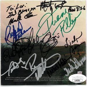 Linda Davis/Ricky Skaggs/Rachel Robinson/Bryan White signed 2007 Songs 4 Worship Country Booklet w/ CD & Case- 10 sigs- JSA