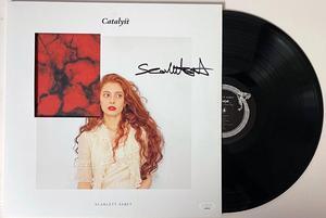 Scarlett Sabet Signed 2019 Catalyst Album Cover/LP/Vinyl/Record  JSA (Jimmy Page/24 Pg Booklet)