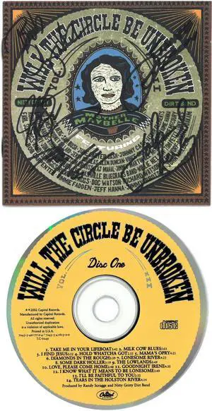 NITTY GRITTY DIRT BAND signed 2002 Will The Circle Be Broken Album Cover CD Booklet VOL. 3, 2 CD Set  COA
