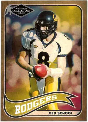 Aaron Rodgers 2005 Press Pass Collectors Series Old School Rookie Card (RC) #OS 17/27 (California Bears/Packers)