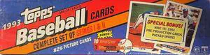 1993 Topps Baseball Sealed Complete Series 1 & 2 Factory Set - Derek Jeter RC 1-825 Gold Cards