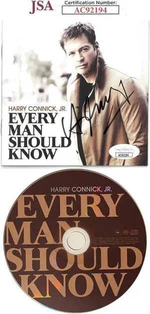 Harry Connick, Jr signed 2013 Every Man Should Know Album Cover Booklet w/ CD JSA #AC92194 (Columbia Records)