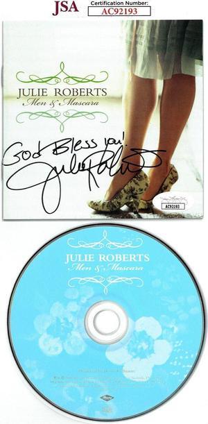Julie Roberts signed 2006 Men & Mascara Album Booklet w/CD & Case God Bless You!- JSA #AC92193