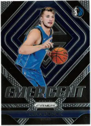 Luka Doncic 2018-19 Panini Prizm Emergent Rookie Card (RC) #3 (Dallas Mavericks)