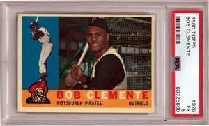 Roberto Clemente 1960 Topps Baseball Card #326- PSA Graded 5 EX (Pittsburgh Pirates)