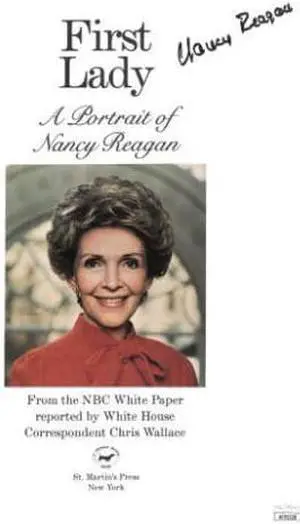 Nancy Reagan signed 1986 First Lady A Portrait of Nancy Reagan Hardcover Book- JSA #AC92229