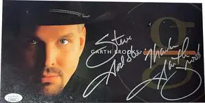 Garth Brooks Signed 2005 6-Disc CD 6x12 Box Set/Lyric Book JSA (Imperfect To Steve/Limited Series)
