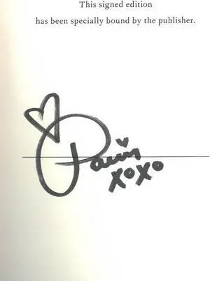 Paris Hilton signed 2023 The Memoir Hardcover 1st Edition Book/ Auto  COA