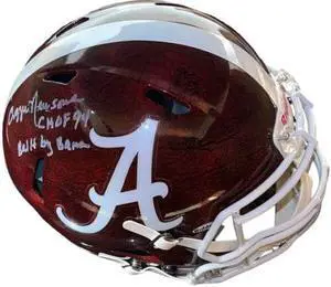 Ozzie Newsome signed Alabama Crimson Tide Logo Full Size Riddell Victor Speed Authentic Helmet CHOF94/Built By Bama -PSA #AI6300
