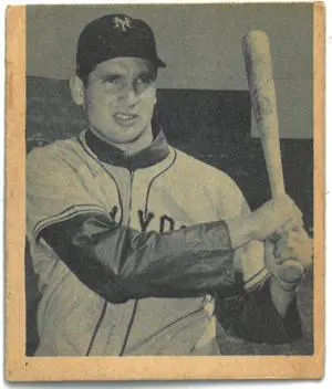 Bobby Thomson 1948 Bowman Baseball Card #47 OC (New York Giants)