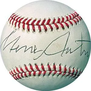 Gene Autry signed ROAL Official Rawlings American League Baseball very minor tone JSA #Y05772 Full LOA (Singing Cowboy)