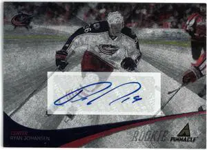 Ryan Johansen signed 2011-12 Panini Pinnacle NHL Rookie Auto Card (RC) #288 (Blue Jackets/Predators)