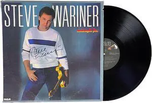 Steve Wariner signed 1983 Midnight Fire Album Cover/LP/Vinyl Record- JSA #GG08459