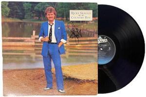 Ricky Skaggs signed 1984 Country Boy Album Cover/LP/Vinyl Record- JSA #GG08422
