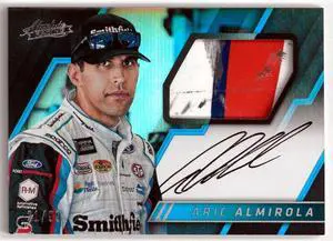 Aric Almirola signed 2017 Panini Absolute Racing NASCAR On Card Auto/Relic- 21/99 #AMS-AA