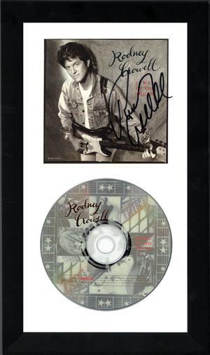 Rodney Crowell signed 1995 Jewel of the South Album Cover Booklet w/ CD 6.5x12 Custom Framing- JSA #GG38240
