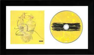 Ed Sheeran signed 2023 Subtract Art Card/Book/CD 6.5x12 Custom Framing- COA (Eyes Closed/Boat)