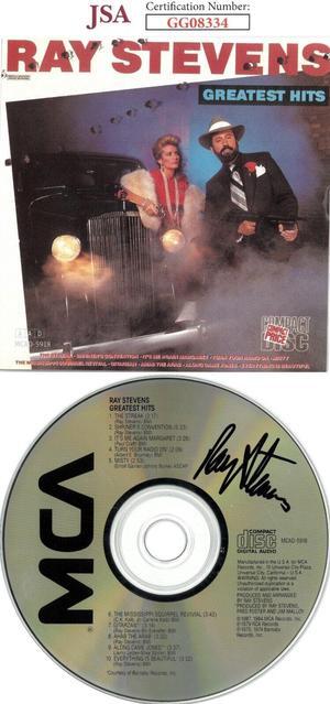 Ray Stevens signed 1987 Greatest Hits Album CD w/Cover Booklet & Case- JSA #GG08334