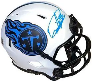 Derrick Henry signed Tennessee Titans Lunar Eclipse Speed Mini Helmet #22- Beckett Witnessed
