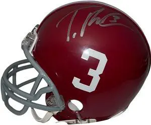 Trent Richardson signed Alabama Crimson Tide Riddell #3 Mini Helmet- COA (2011 National Champs)