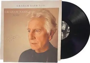 Graham Nash signed 2023 NOW 11x11 Art Card/Album Cover/LP/Vinyl Record- COA