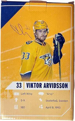 Viktor Arvidsson signed Nashville Predators 2020 Bobblehead- COA - Brand New/Limited Edition