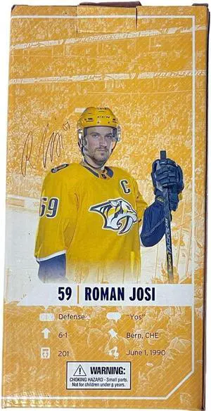 Roman Josi signed Nashville Predators Winter Classic 2020 Bobblehead-COA - Brand New/Limited Edition