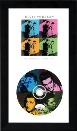 Elvis Presley's Jordainaires Ray Walker signed 1990 The Million Dollar Quartet Album CD w/ Cover 6.5x12 Custom Framing- JSA #AC9