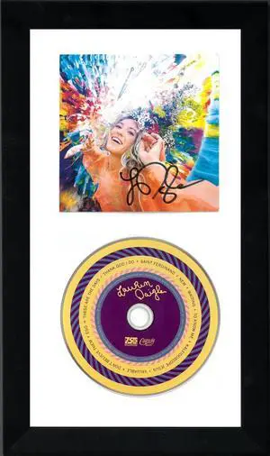 Lauren Daigle signed 2023 Self Titled 4.75x4.75 Art Card w/ Album Cover Booklet & CD 6.5x12 Custom Framing- COA
