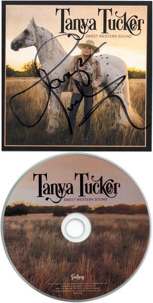 Tanya Tucker signed 2023 Sweet Western Sound Album Cover Booklet w/Hard Cover Booklet & CD- COA