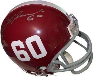 Chris Samuels signed Alabama Crimson Tide Schutt #60 Authentic Mini Helmet- COA  (Outland/6 x Pro Bowl/Washington)