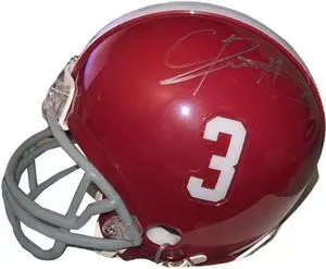 Calvin Ridley signed Alabama Crimson Tide Riddell NCAA #3 Mini Helmet- COA (2015/2017 National Champs/Falcons)