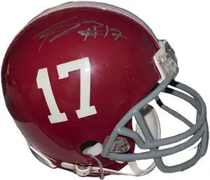 Kenyan Drake signed Alabama Crimson Tide Riddell NCAA #17 Mini Helmet- COA (2012/2017 National Champs/Dolphins)