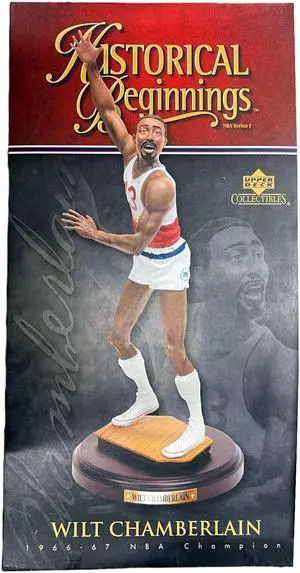 Wilt Chamberlain 1966-67 NBA Champion Historical Beginnings Upper Deck Basketball 10.5" Statue/Figurine- Mint