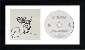 Ed Sheeran signed 2023 Autumn Variations Art Card/CD w/ 6.5x12 Custom Framing- COA