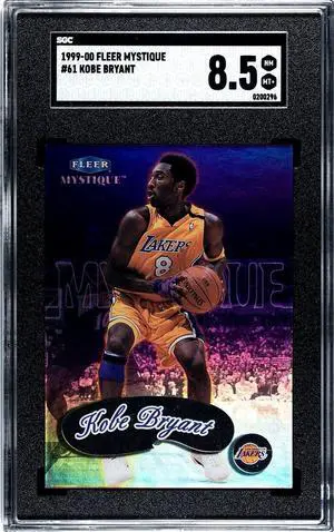 Kobe Bryant 1999-00 Fleer Mystique Card #61- SGC Graded 8.5 NM-MT+ (Los Angeles Lakers)