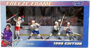 Wayne Gretzky 1998 Starting Line Up Freeze Frame Edition NIB- Oilers/Kings/Rangers