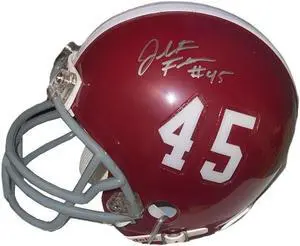 Jalston Fowler signed Alabama Crimson Tide Riddell Speed #45 Mini Helmet COA (2012/2013 BCS National Champ/Titans)