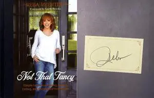 Reba McEntire signed 2023 Not That Fancy Hardcover Bookplated Edition- COA