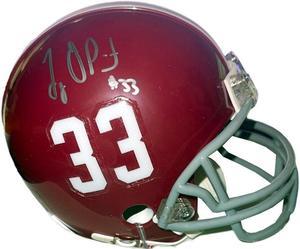 Tre DePriest signed Alabama Crimson Tide Riddell NCAA #33 Mini Helmet- COA (2012/2013 BCS Natl Champ/All SEC)