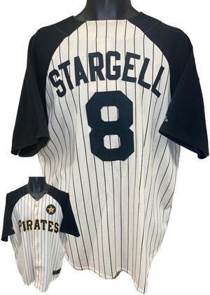 Willie Stargell Pittsburgh Pirates Majestic Cooperstown Collection Throwback Baseball Jersey XL- Brand New