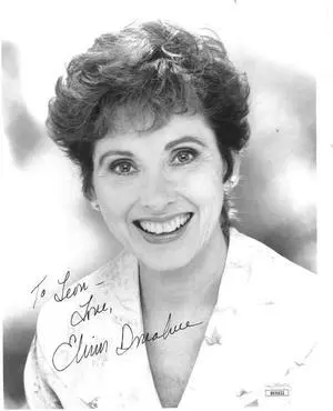 Elinor Donahue signed B&W 8x10 Photo To Leon, Love- JSA #SS51632 (Betty Anderson Father Know's Best)