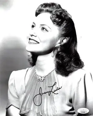 Joan Leslie signed Vintage B&W 8x10 Photo- JSA #II11044