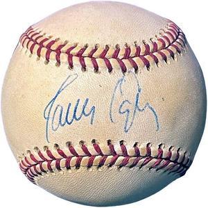 Javy Lopez signed Rawlings RONL Official National League Baseball toned- COA (Atlanta Braves)