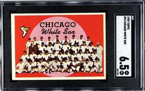 1959 Topps Chicago White Sox Team Check List Baseball Card #94- SGC Graded 6.5 EX-NM+