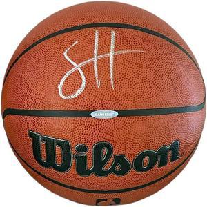 Scoot Henderson signed Official Wilson NBA Authentic Series Indoor Game Basketball - Upper Deck (Portland Trail Blazers/#3 Pick)