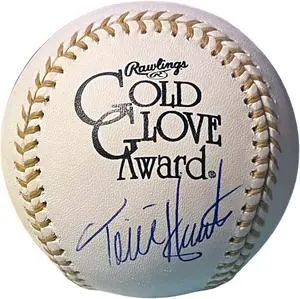 Torii Hunter signed Official Rawlings Gold Glove Award Logo Baseball- COA (Minnesota Twins)