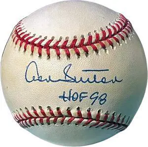 Don Sutton signed Official Rawlings RONL National League Baseball HOF 98 tone spots- COA (Dodgers/Astros/Brewers)
