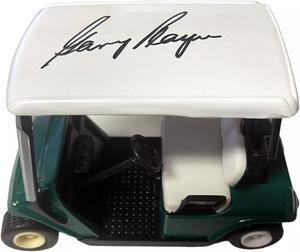 Gary Player signed SpecCast 1/16 Scale Golf Cart Die Cast Coin Bank w/ Display Case Beckett Review